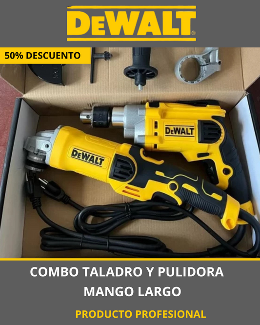 COMBO TALADRO Y PULIDORA DEWALT