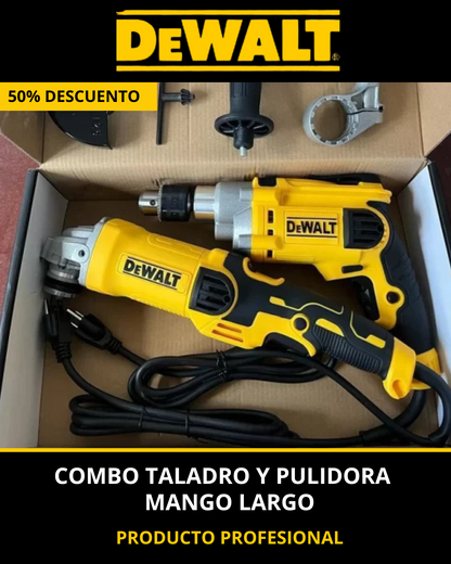 COMBO TALADRO Y PULIDORA DEWALT